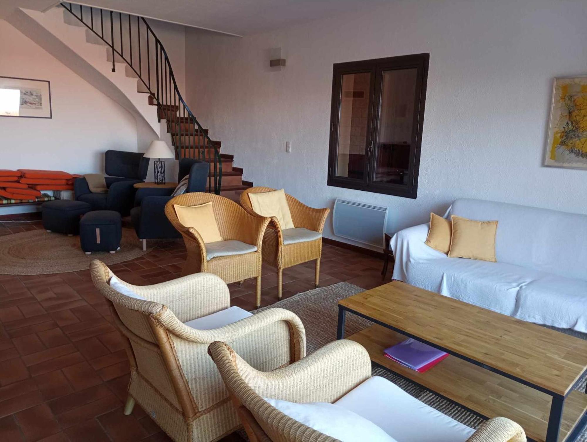6amb38 Avec Terrasse Dans Avec Piscine Commune * Collioure